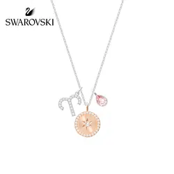 Подлинное Swarovski зодиака женское созвездие ожерелье s Aries подвеска, ожерелье, чокер ожерелье кристалл ожерелье 5349220-03