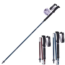 2 шт./пара складные треккинговые палки Алюминий Пеший Туризм палочки складной регулируемый Пеший Туризм трости