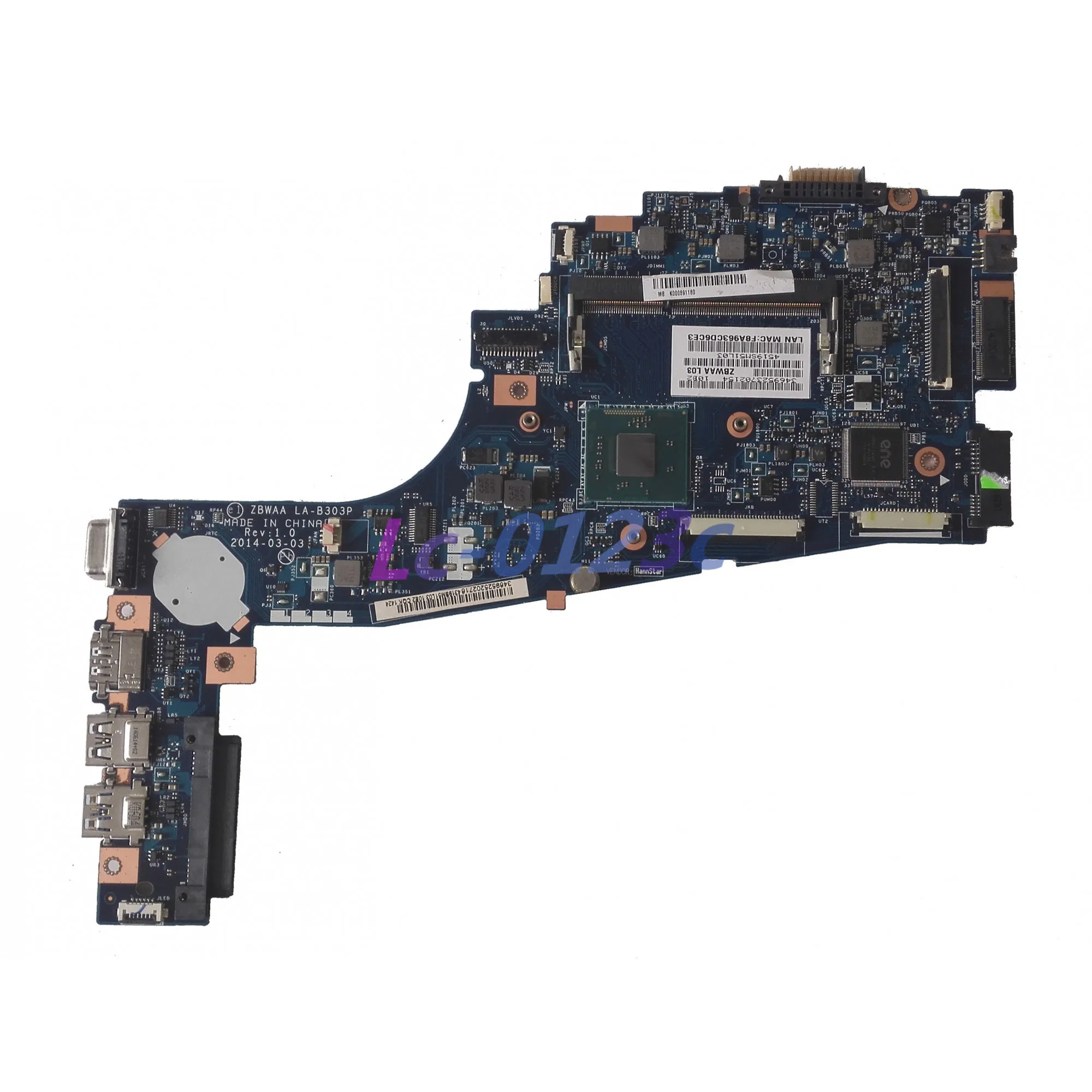 Fulcol для Toshiba Satellite C55 C55-B Материнская плата ноутбука N2830 Процессор ZBWAA LA-B303P K000891180 DDR3
