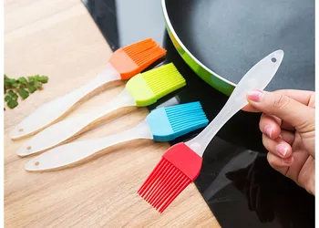 

Wholesale 1000pcs/lot 230 degrees celsius silicone BBQ Brush oil brush butter brushes