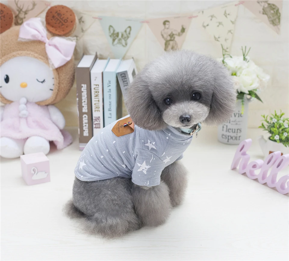 Cotton T-Shirt Clothing for Dogs Summer Spring Dog Clothes Pets Chihuahua (9)