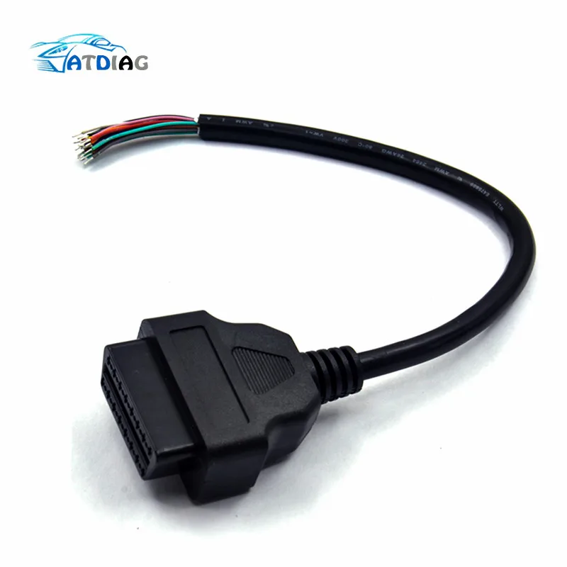 Кабель удлинитель с 16 контактным разъемом OBD OBD2 для диагностики
