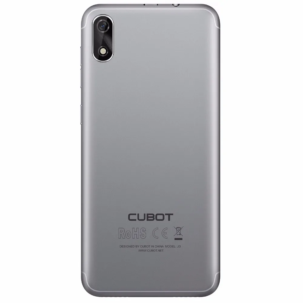 Cubot J3 Android GO смартфоны MT6580 четырехъядерный 5,0 дюймовый мобильный телефон 1G ram 16G rom двойная задняя камера 2000mAh 3G сотовые телефоны