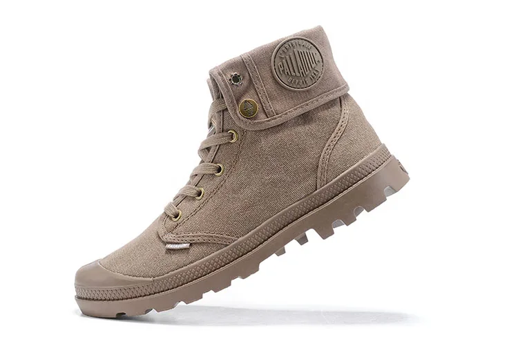 

PALLADIUM Women 2019 Light brown Low Boots Canvas Casual Shoes Spring and Autumn Sneakers Women Boots Size 35-39