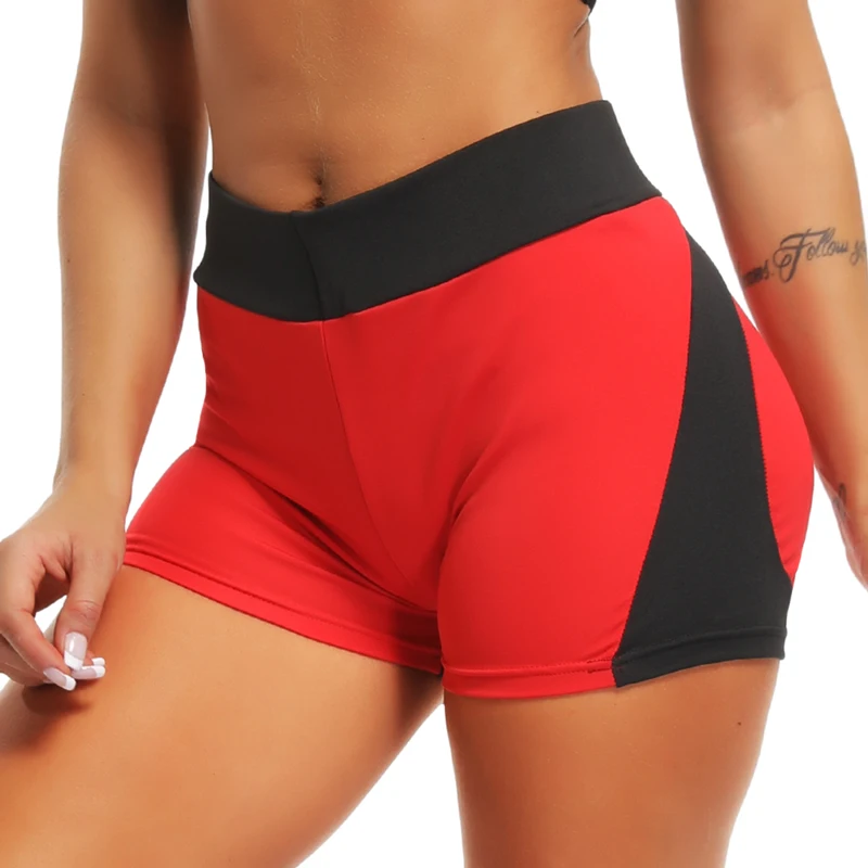 Women Yoga Shorts High Waist Push Up Quick Dry Breathable Sports Running Fitness Heart-shaped Beach Shorts Swimming yoga Leggins