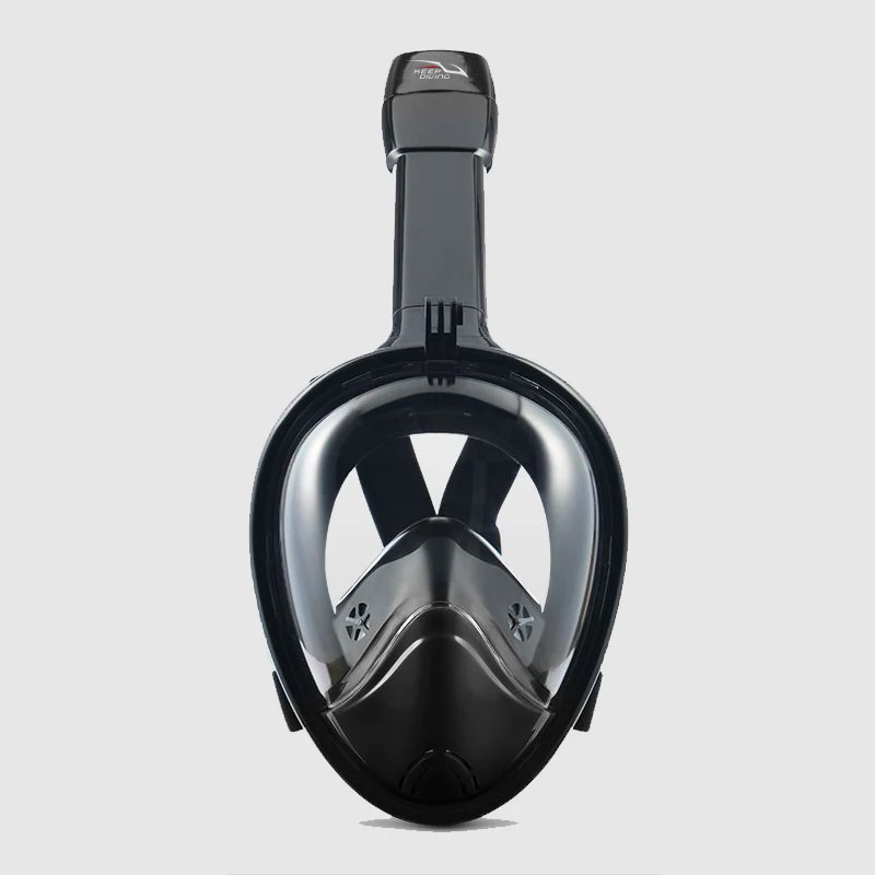 2019 كامل الوجه قناع الغطس السطحي جديد قناع الغطس قناع غوص تحت الماء مكافحة الضباب النساء الرجال الاطفال السباحة غص معدات غطس