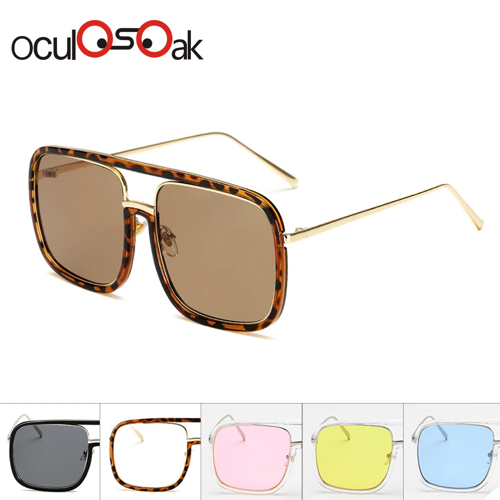 

New Sunglasses Men Summer Style Sunglasses Square Clear Women Brand Designer Sun Glasses Men UV400 Gafas De Sol Masculino 2019
