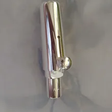 Бесплатные продукты Самый дешевый металлический альт саксофон мундштук для саксофона-тенора Посеребренная 7 модель