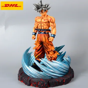 

13" Dragon Ball Super Statue Migatte no Gokui Bust Son Goku Full-Length Portrait Ultra Instinct GK Action Figure Toy 33CM B627