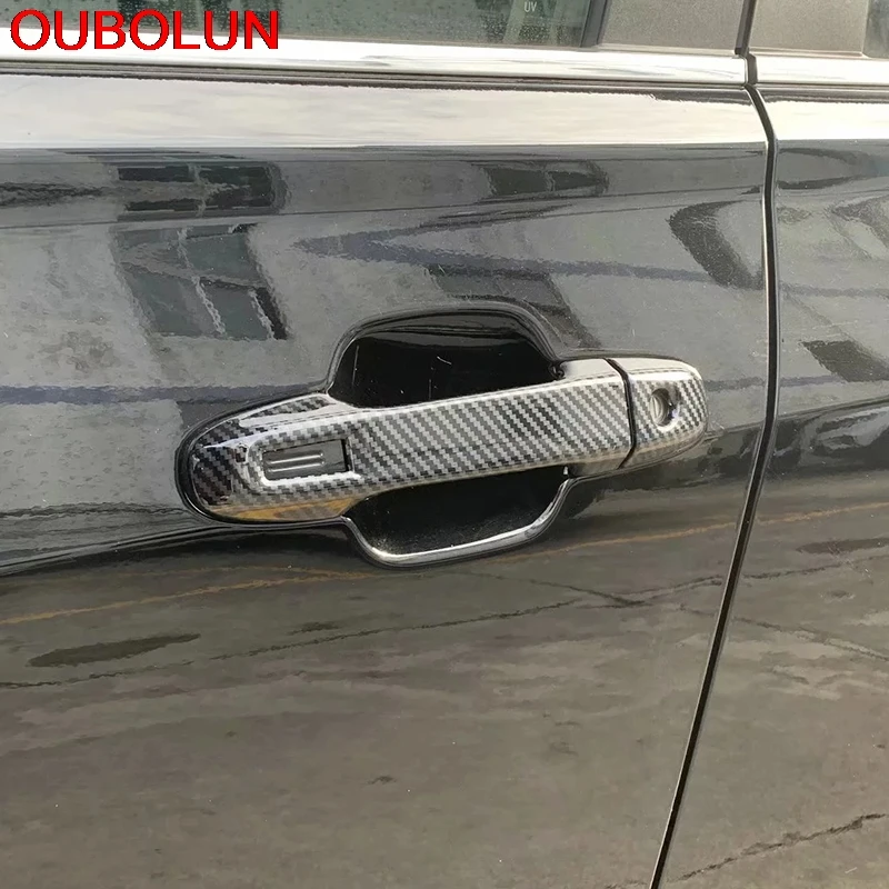 Внешние аксессуары OUBOLUN для Subaru Forester SK 2018 2019 наружная дверная ручка крышка рамы