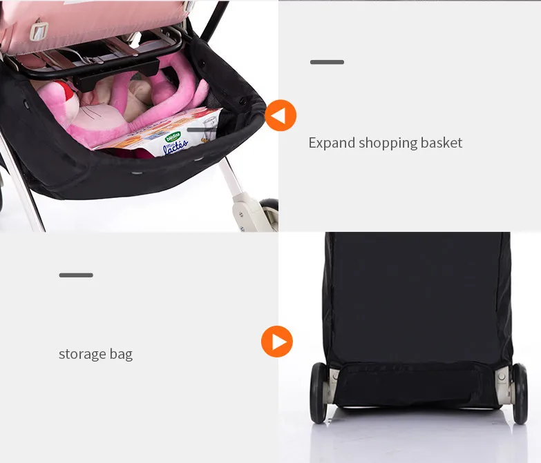 Sale New Brand Baby Stroller Ultra Light Portable Folding Can Sit Lie Baby Child Kids Simple Pocket Mini Bike Hand Push Trolley 21