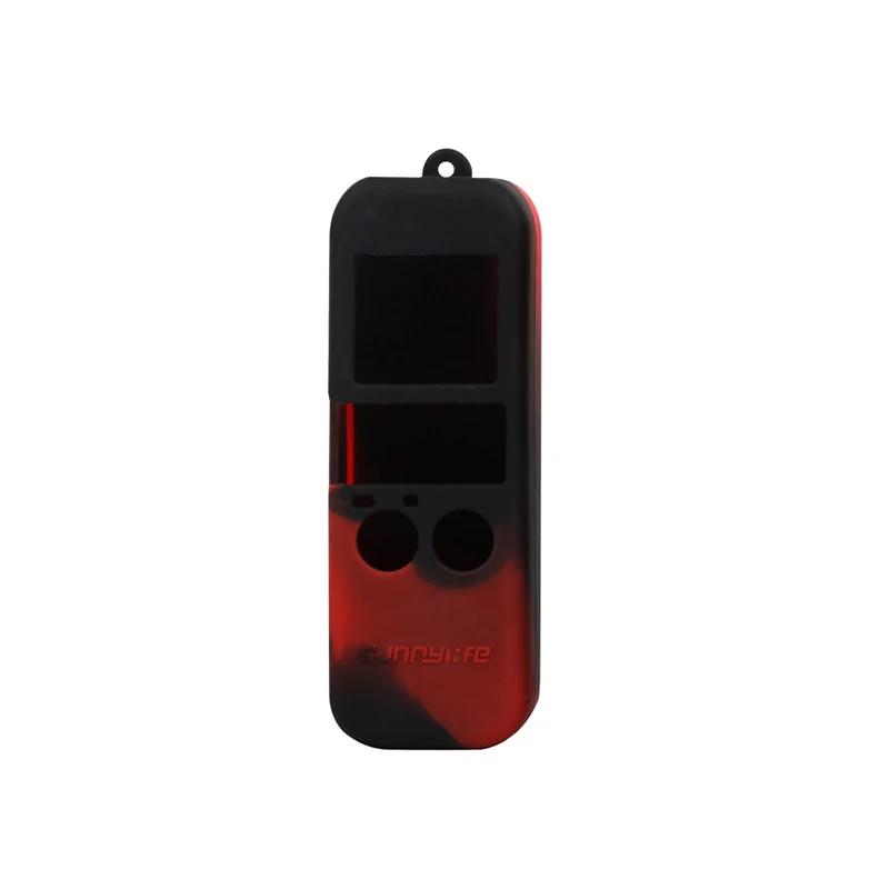 

for DJI OSMO POCKET Gimbal Stabilized handheld camera Protective silicone case and Lanyard red black dji osmo pocket accessories