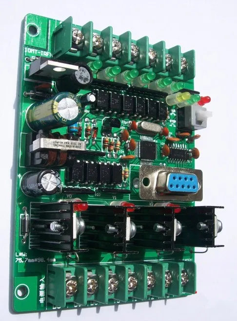 

Fast Free Ship 76*98*25MM PLC industrial control board MCU programmable controller solenoid valve contactor FX1N-10MT-S PLC