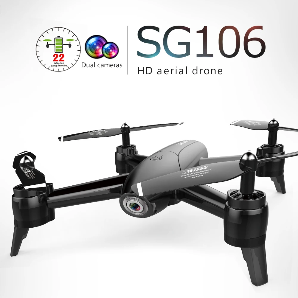 

SG106 WiFi FPV RC Drone 4K Camera Optical Flow 1080P HD Dual Camera Aerial Video RC Quadcopter Aircraft Quadrocopter Toys Kid