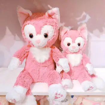 

New Duffy Friend Pink Gelatoni Stuffed Plush Toy Doll Cute Little Painter Cat Baby Toys Best Birthday Gifts For Lovers Girls
