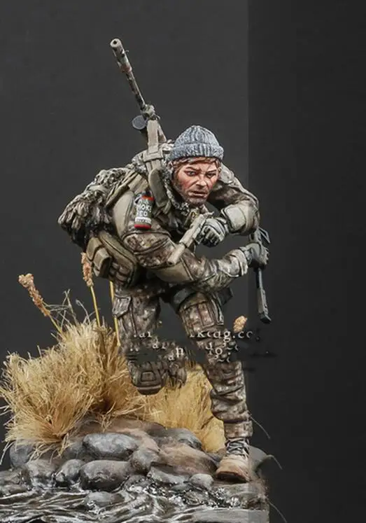 

1/24 Resin Model Building Kit Figure Special forces command soldiers