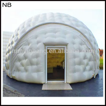 

Free shipment white color 6m inflatable dome tent with logos and door for event\party