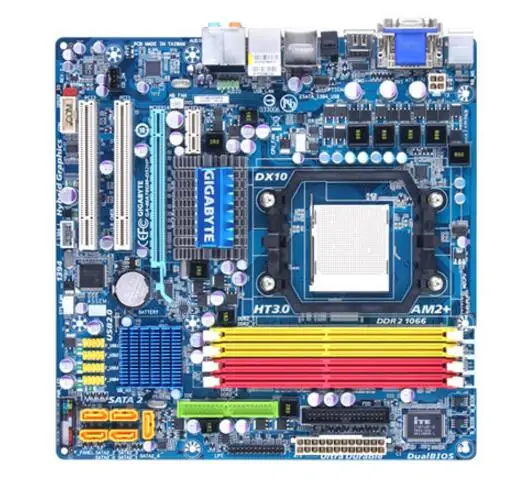For Gigabyte GA-MA78GM-DS2HP Original Used Desktop Motherboard MA78GM-DS2HP 780G Socket AM2 DDR2 SATA2 USB2.0 | Компьютеры и офис