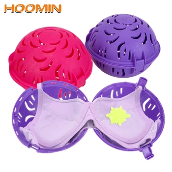

HOOMIN Bubble Bra Double Ball Saver Washer Keeping Clothes Eco-friendly Bra Laundry Balls Cleaning Tool For Washing Machine