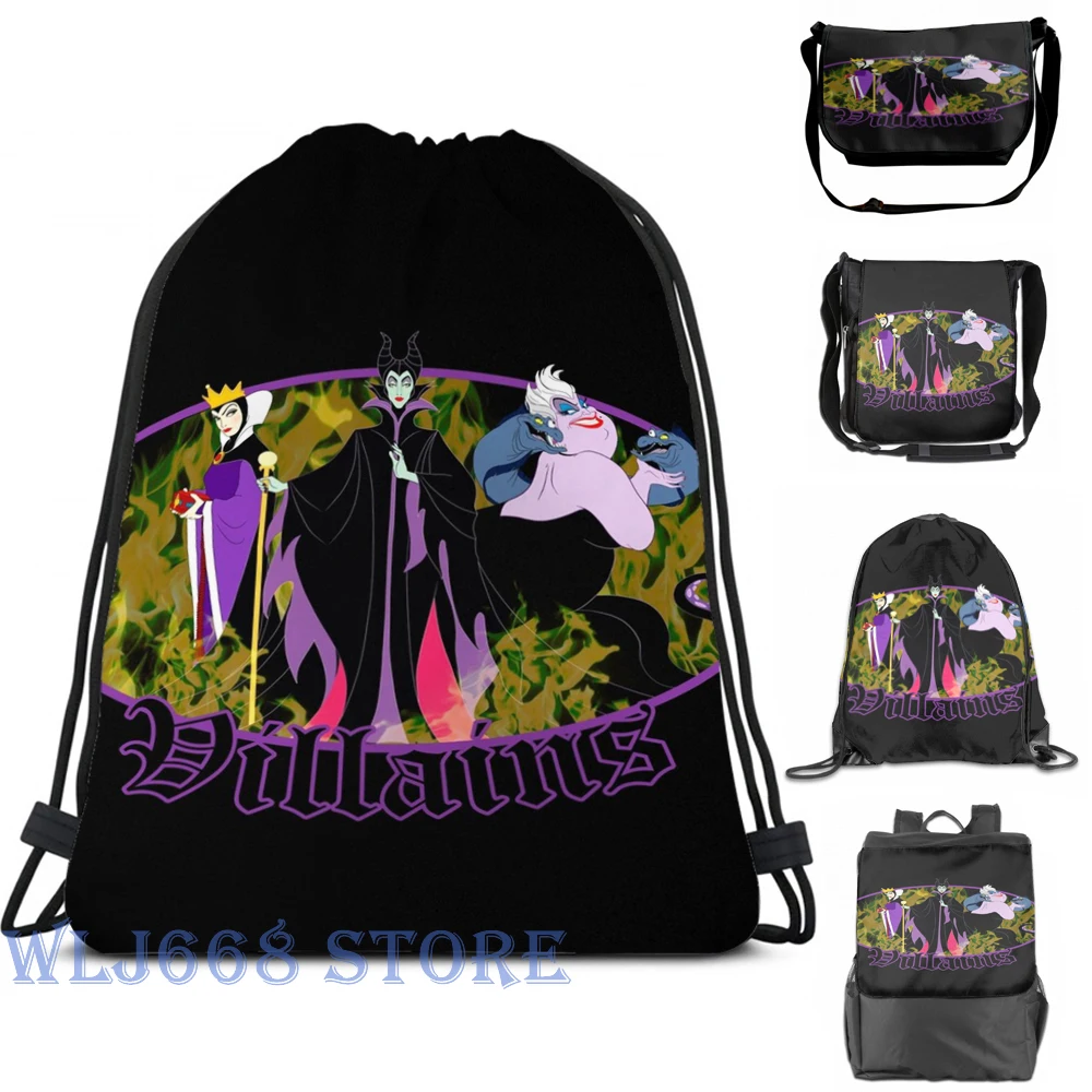 

Funny graphic print shoulder Bags women Villains Single shoulder backpack travel for men Gym Bag