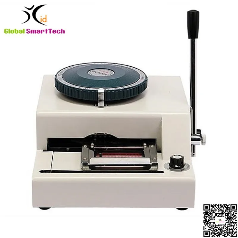 

Manual PVC name id card embossing machine printer JX-68C