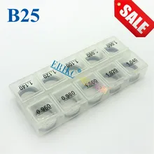 ERIKC B25 Gasket Size: 0.96mm–1.14mm Bosch injector nozzle valve shim 50 PCS calibration injector common rail lift shims set