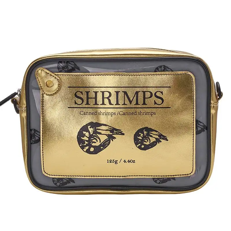 

Casual Women's Original Designer Cans Messenger Bag Fashion Creative PU Leather Glossy Shoulder Messenger Bag Crossbody Bags