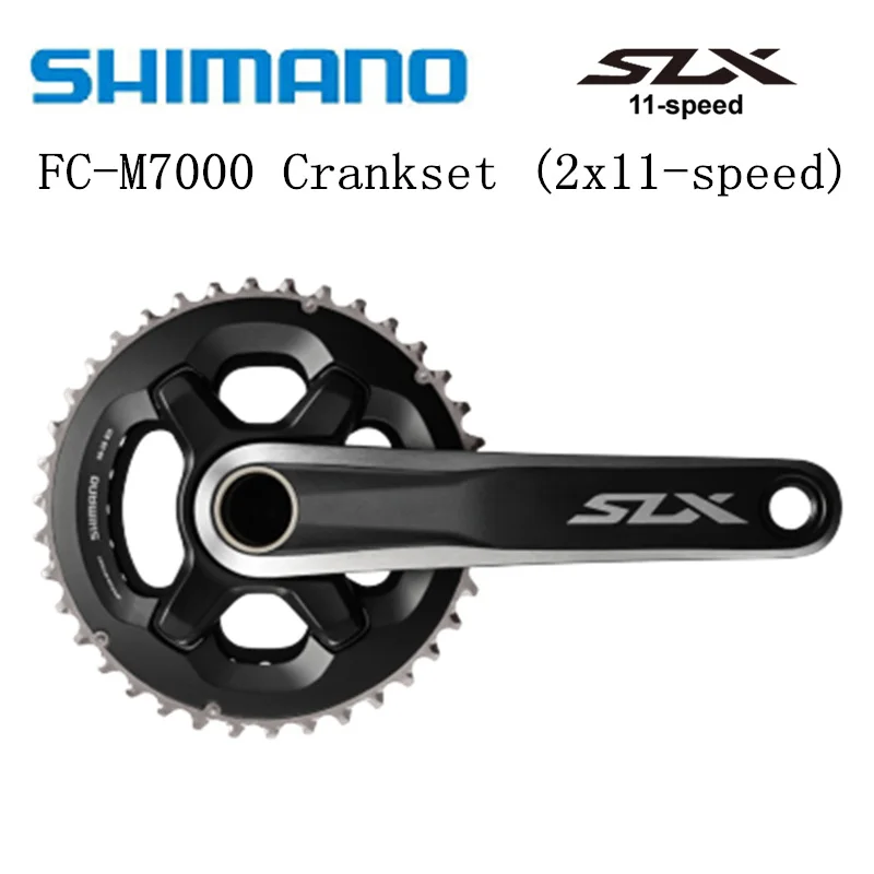 SHIMANO DEORE SLX FC M7000 HOLLOWTECH II шатун M7000 2x11-скорость 26-36T 28-38T 170 мм 175 мм