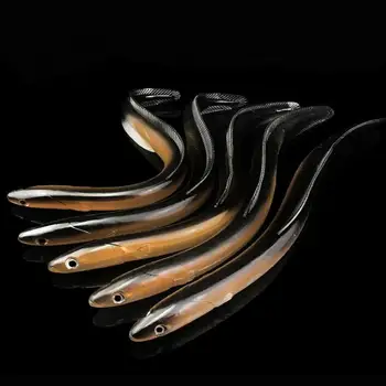 

30CM Fishing PVC Saltwater Bionic Soft Eel Lures Bait Cod Bass Pollock Sand Boat