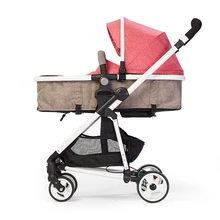 Высокая Ландшафтная коляска, детская коляска, может лежать ультра-светильник, четырехколесная тележка, светильник, вес, складная коляска для путешествий