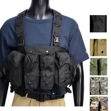 Открытый AK 47 журнал Перевозчик боевой жилет военный камуфляж тактический жилет страйкбол патроны нагрудная установка охотничье снаряжение