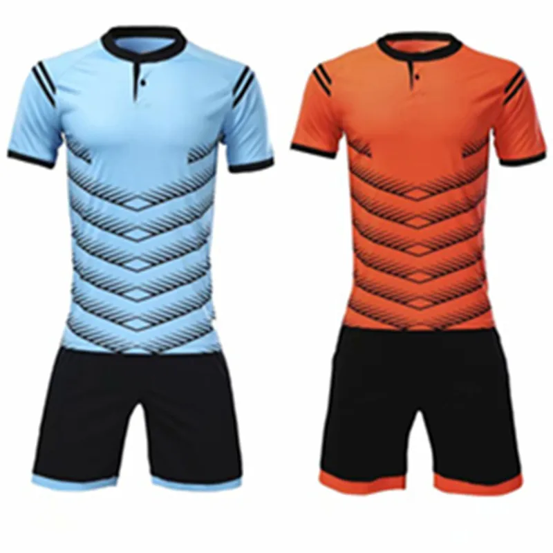 2018 Men s Soccer Jerseys Striped Blank Training Set Uniform Plain font b Football b font