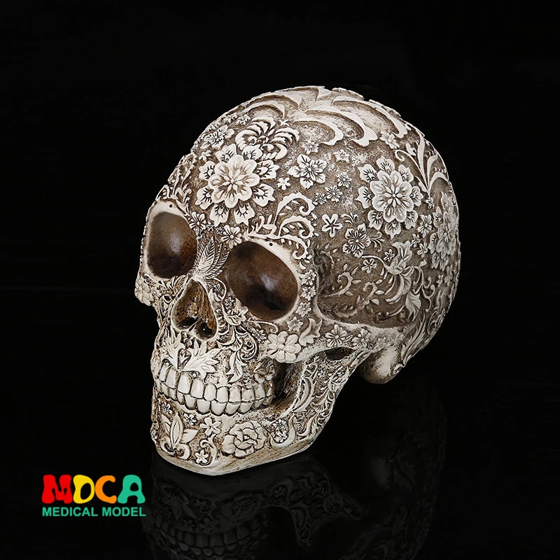 Человека. черепа модель медицинского моделирование учебного оборудования смолы череп орнамент подарок YTTG012