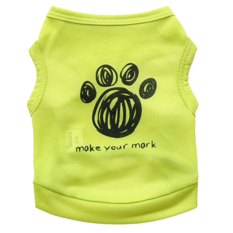 Buy Hoomall 1PC Cute Black Paw Printed Dog Clothes