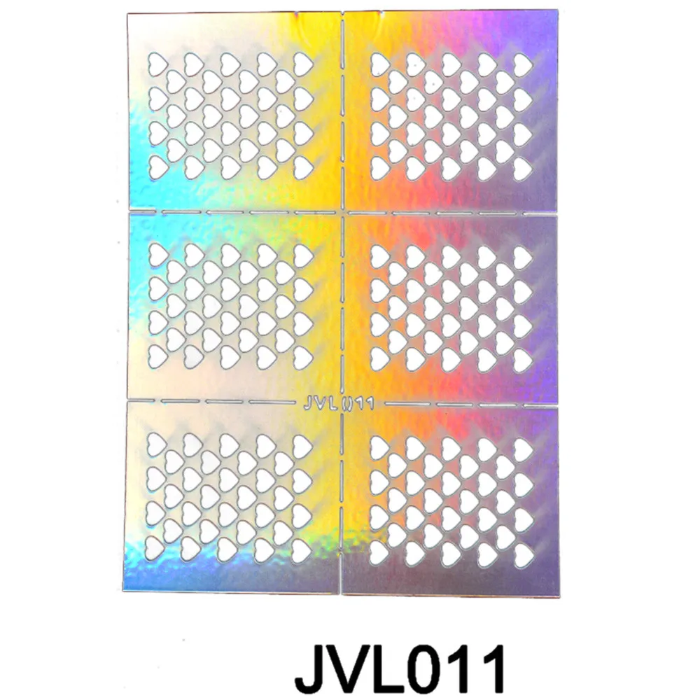 Ногтей полые наклейки-трафарет руководство по переводу шаблон различные конструкции маникюр Лак для ногтей искусство украшения двойного назначения# pl032