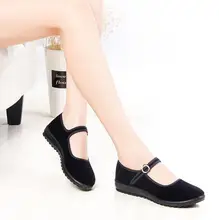 Ladies Flats 2018 Mary Janes Buckle Strap Comfortable Women Shoes Round Toe Solid Casual Shoes Black Plus Size 34~41 цена Ladies Flats 2018 Mary Janes Buckle Strap Comfortable Women Shoes Round Toe Solid Casual Shoes Black Plus Size 34~41 цены онлайн