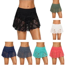 Женские шорты для плавания, плавки женское танкини, Шорты для плавания, эластичные пляжные спортивные купальные трусики