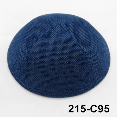 Kippot JewishYarmulke Kippah Kipa 19 см Skullies Gunny Beanies шляпа-Кепка с черепом - Цвет: 215c95