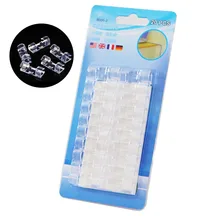 20 Teile/schachtel Selbst-Adhesive Kabel Clips Organizer Drop Draht Halter Kabel Management Transparent -- M25