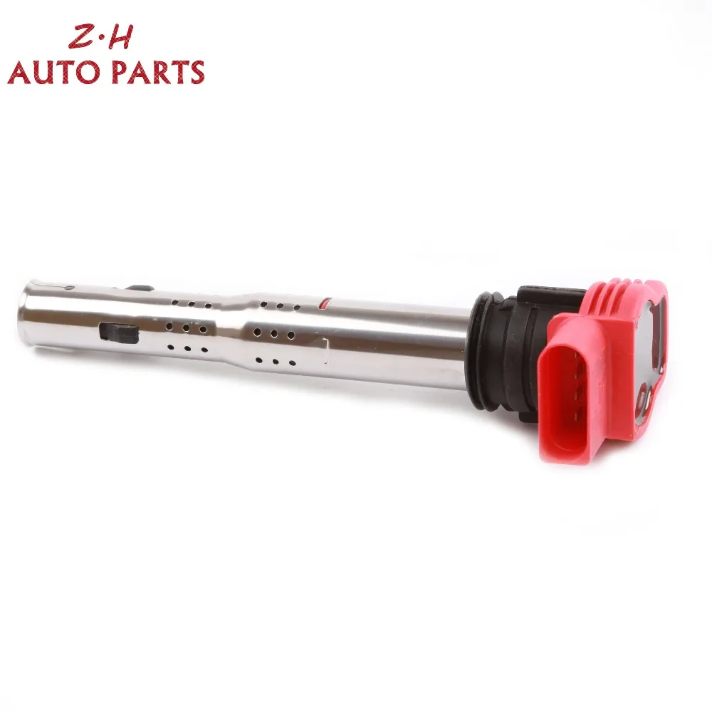 Nuevo 6 piezas rojo los sistemas de encendido bobina de encendido 06E 905, 115 D para VW Volkswagen Touareg Volkswagen Audi A4 A5 A6 q5 Q7 Porsche Cayenne UF-529