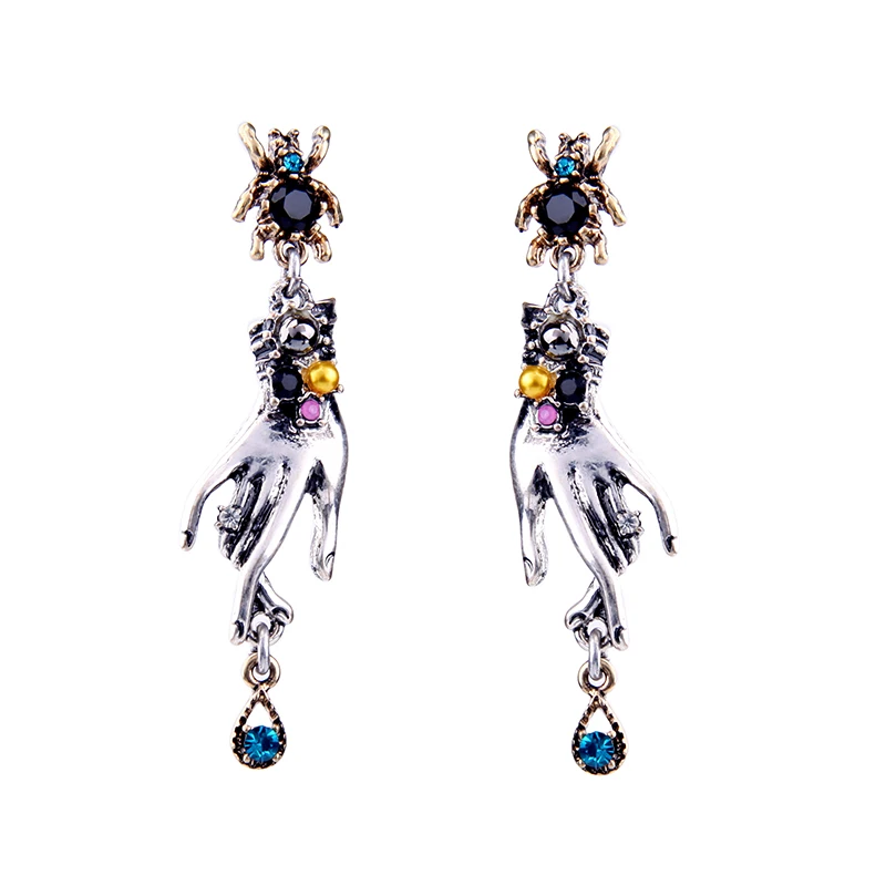 

Punk Style Hand Pendant Personalized Earrings Statement Fashion Women Dangle Earrings Vintage Jewelry