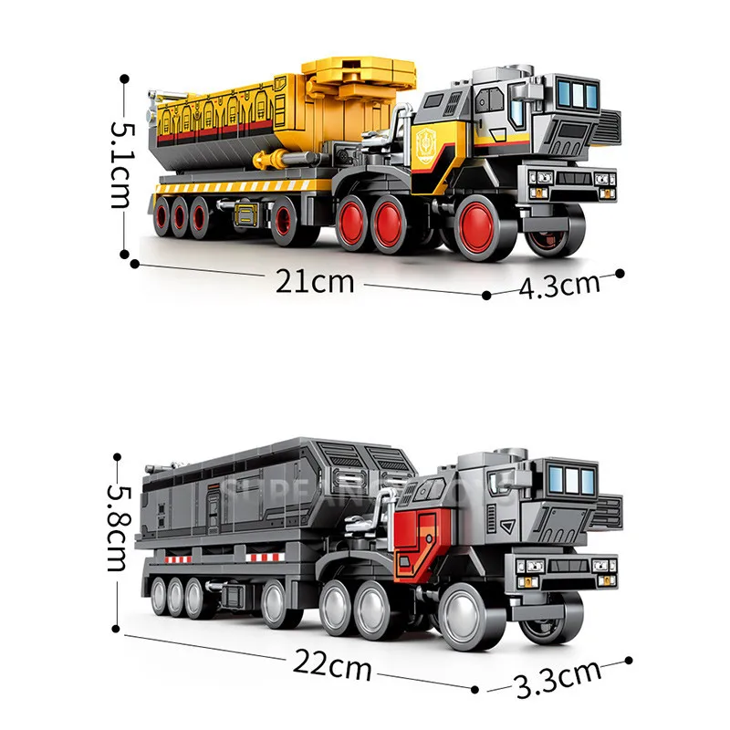 Грузовик CargoTruck Technic модель грузовика для путешествий по земле строительные блоки