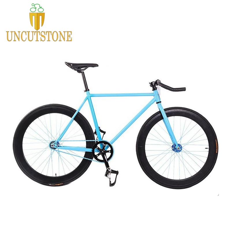 Magnesium Alloy Wheel 60mm rim fixie Bicycle, Fixed gear bike 700C *23 70mm Rim 52cm FRAME DIY BIKE Complete Road Bike