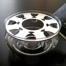 roud термостойкая стеклянная согревающая чайная установка, приборы для чайной церемонии грелка база