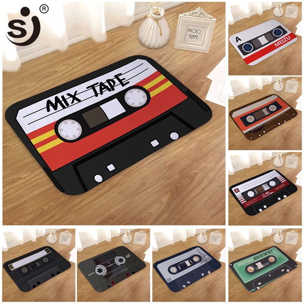 

SJ 40*60cm Magnetic tape Microfiber Absorbent Non Slip Bath Mat Bathroom Carpet Rug dywaniki lazienkowe