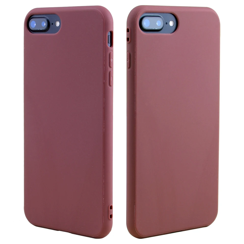 Silicone Candy Case For iPhone SE 2020 7 8 Plus X Colorful Matte Silicone soft TPU Cover Coque for iPhone 11 12 XR 6 6S 7 8 Plus iphone se phone case