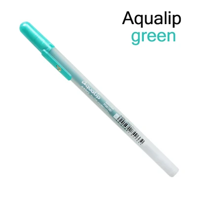 1 шт. Сакура желе стерео ручка для рисования DIY маркер ручка милые фломастеры kawaii Япония - Цвет: green  Aqualip