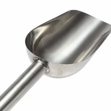 Zeegle Нержавеющая сталь Еда шведский стол моноблок льда Ковшики лопатой ложка для мороженого Скребок для льда cookie тесто