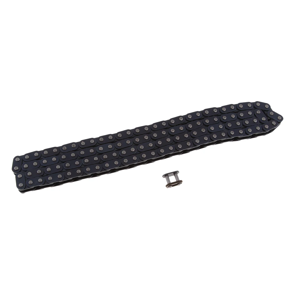116 460mm T8F Chain Links with Spare Master Link for 47/49cc 2 Stroke ATV Motorcycle Car Accessories