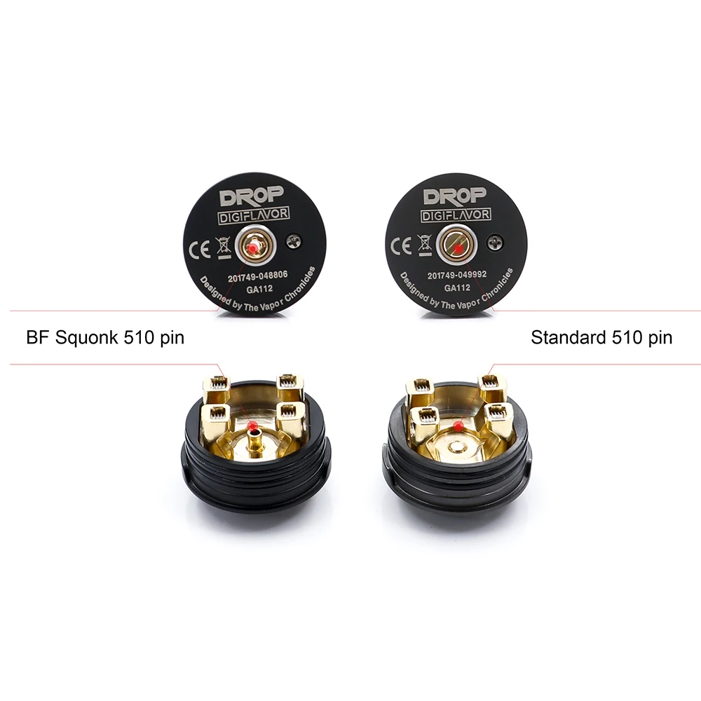  Electronic Cigarette 2PCS/Lot Best RDA Digiflavor DROP RDA electronic cigarette tank atomizer fit v